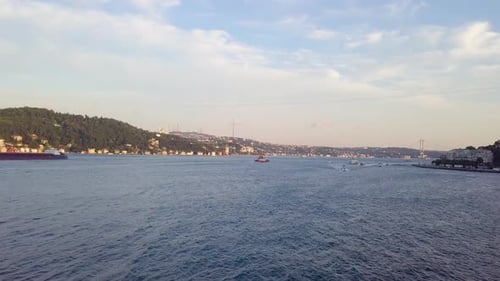 Aerial view of Bosporus Strait
