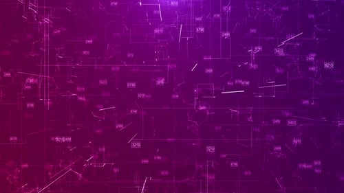 Computer Binary Code Matrix Numbers Falling Computer Binary Code Digital Rain Background With