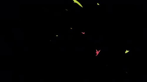 Animated Falling Autumn Leaves Overlay