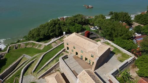Stunning Aerial View of Fortaleza De S o Jos Da Ponta Grossa in Florianopolis
