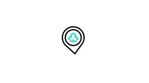 Animated Location Pin Icons For Map Services And Businesses