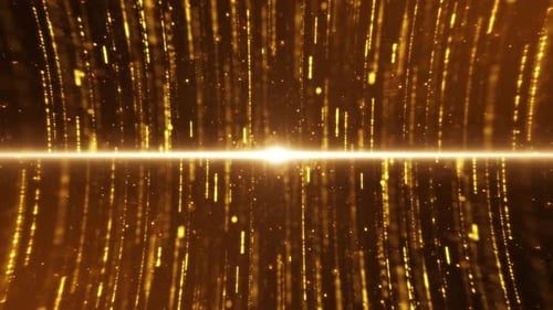 Elegant Gold Particles Background