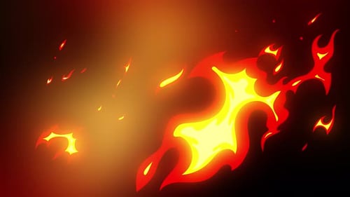 Comic Fire Background