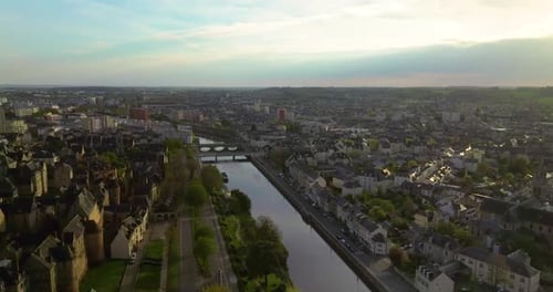 Flying Over the Famous City in France Which Hosts 24 Hour Races The Most Popular Race Track in the