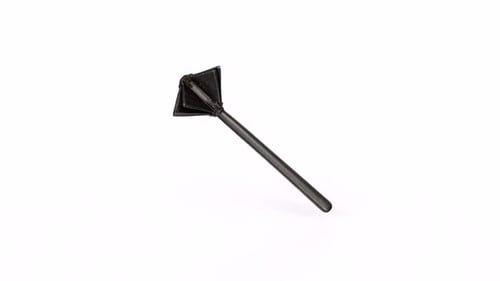 Mace Weapon 3d object rotating loop
