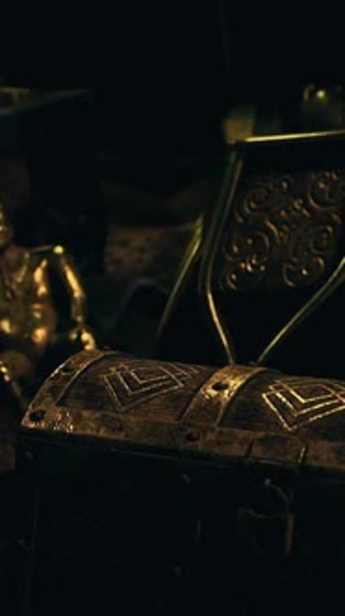 Jewels and Gold Coins in the Dark