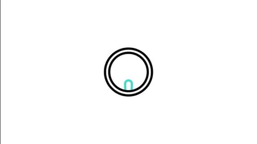 Minimalist Exclamation Mark Icon Reveal Animation