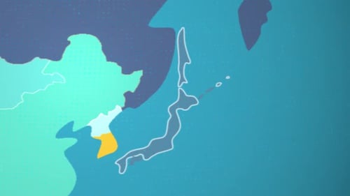 Animated World Map Zoom and Pinpoint Highlight
