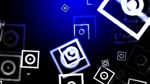 Technology Blue Background Loop