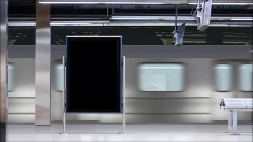 3D Sign Board for Banners, Advertisements, Hoardings, Flexes at Metro Station