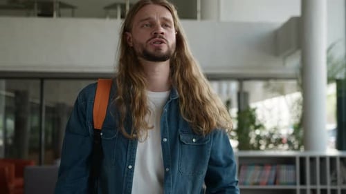 Caucasian Man Guy Male Student Failure Unsuccessful Mobile Phone Result Reading Bad News Online