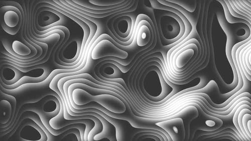 Seamless Abstract Wavy Topographic Background Loop