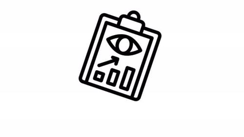 Animated Business Analytics Report Icon