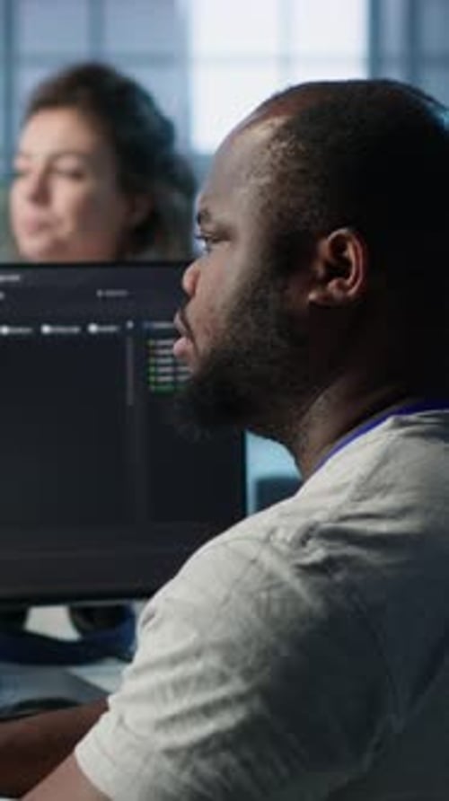 Admin in Server Hub Tasked with Protecting Valuable Data Against Hacking Attacks