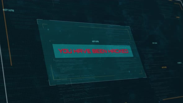 You Have been Hacked Warning: Futuristic Loading Screen Animation for ...