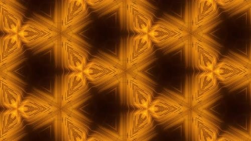 Morphing Glowing Geometric Pattern Background Loop