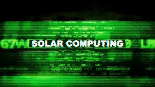 Solar Computing Tech World Hi-Tech-Hintergründe
