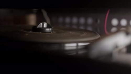 Record Player Rotating