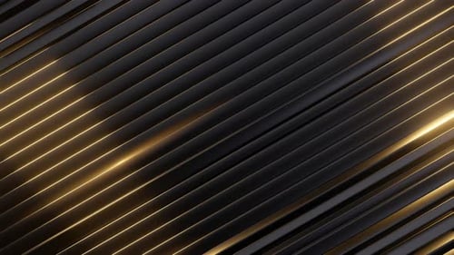 Moderner abstrakter Hintergrund mit goldenen Lichtstreifen und dunklen Streifen