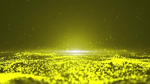 Dynamic Particle Wave Flow Background Loop