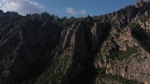 Montserrat Mountain in Catalonia, Spain.