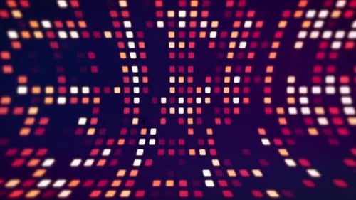 Bewegungshintergrund mit blinkender Datenlicht-Technologie im Retro-Stil