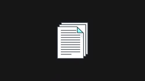 Documents Transparent Alpha Animation