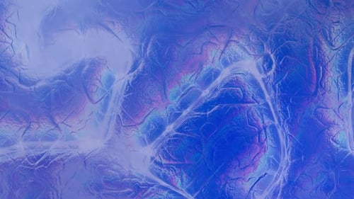 Abstract Fluid Iridescent Blue Purple Motion Background