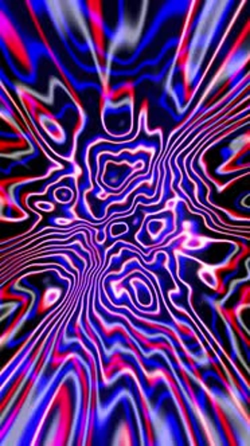 Abstract Fluid Glowing Lines Background Motion Graphic