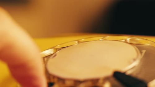 Retro Vintage Phone A Yellow Rotary Telephone is Displayed on a Wooden Desk Adding a Nostalgic Touch