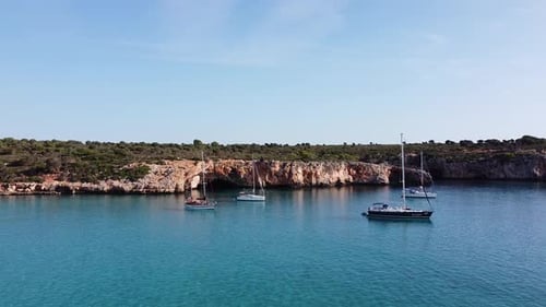 beach cala in mallorca spain