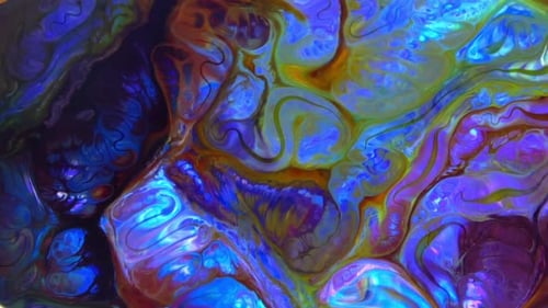 Abstract Colorful Ink Movements Spreads On Water Texture 311