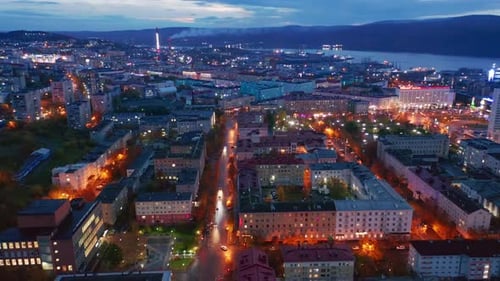 Murmansk at Twilight