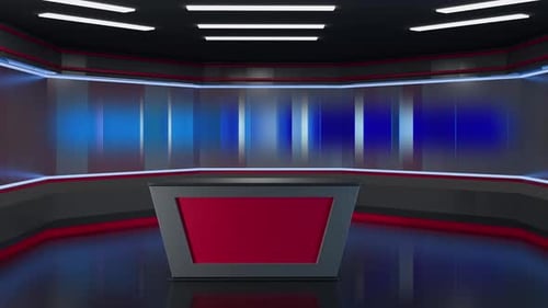 3D Virtual TV Studio News