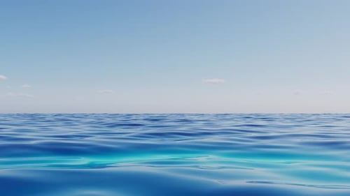 Beautiful landscape sea on the background of clouds