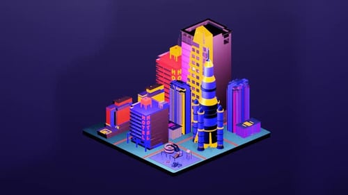 Construcción de ciudades isométrica