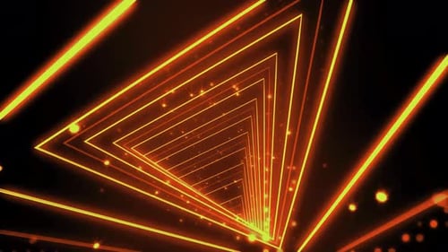Hypnotischer Lichtportaltunnel