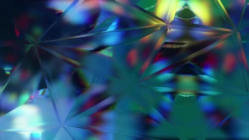 Abstract Prismatic Colors on Geometric Surface