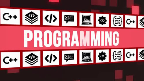 Programming Concept With Icons On Digital Background