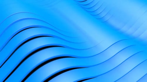 Abstract waves - 3D animation