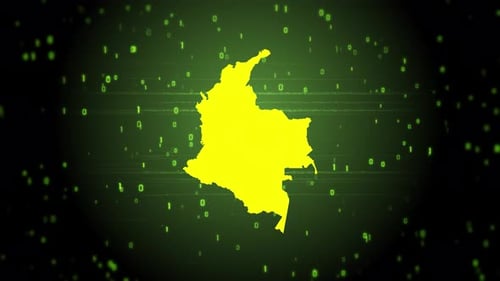 Einführung in die digitale Karte von Kolumbien
