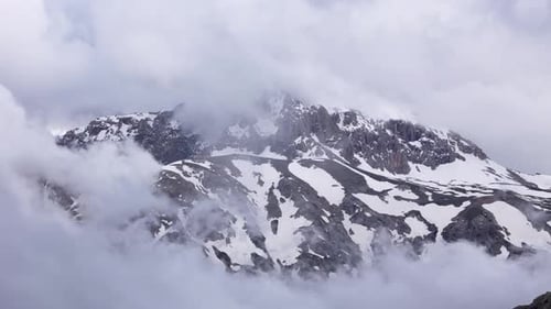 Zeitraffer Bewölkte Landschaft