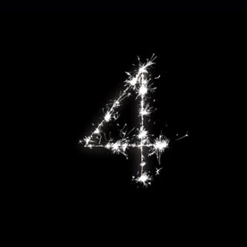 Sparkler Number Four Reveal Animation