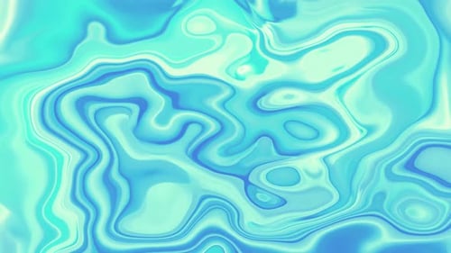 Abstract Fluid Blue Green Liquid Swirl Background