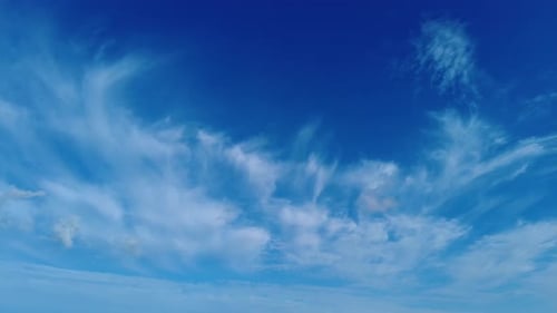 Beautiful Clouds in a Blue Sky