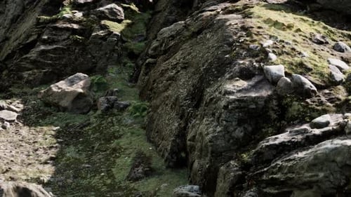 Close Up of Rocky Stones Formation