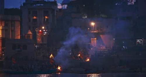 Varanasi India Funeral Rites Of