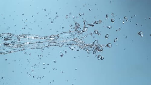 Wasser spritzt rein, mit Phantom Flex bei 1000