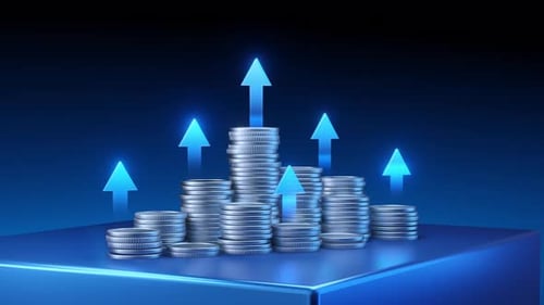 Finanzielles Wachstum und Erfolg mit Rising Arrows