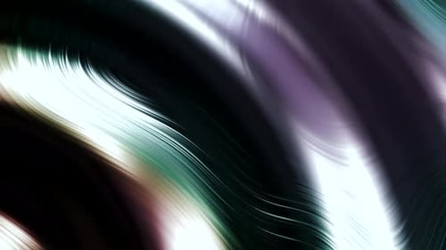 Abstraction of Multicolor Waves Infinitely Moving From the Center Outwards with Distortions on the